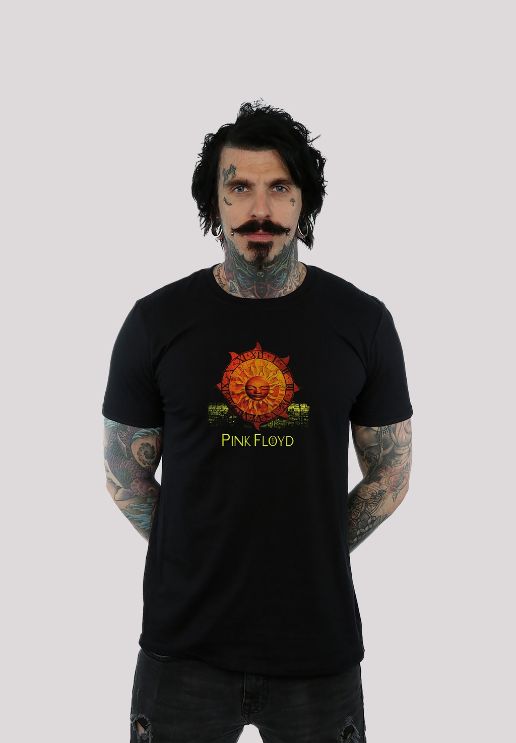 

Футболка с принтом PINK FLOYD BROCKOM PREMIUM ROCK METAL MUSIK BAND FAN MERCH F4NT4STIC, черный