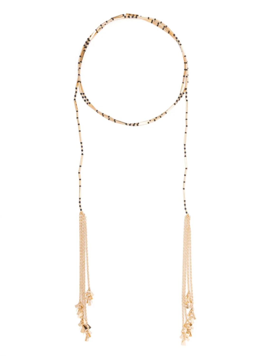 

Колье с бусинами ISABEL MARANT, черный