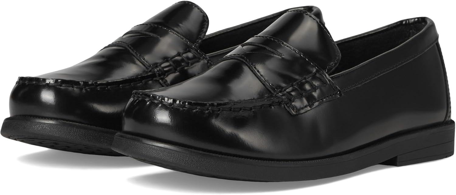 Детские лоферы Florsheim Boy's Croquet Penny - для малышей и старших детей, черный — фото 3