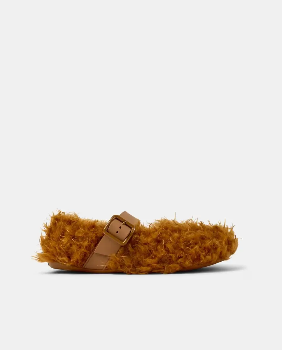 Унисекс балетки Wabi с пряжкой Camperlab, Marrón / Naranja