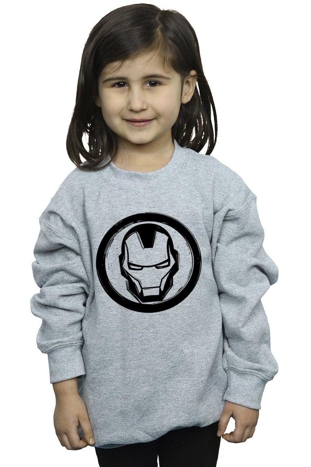 

Толстовка с логотипом Iron Man на груди Marvel, серый