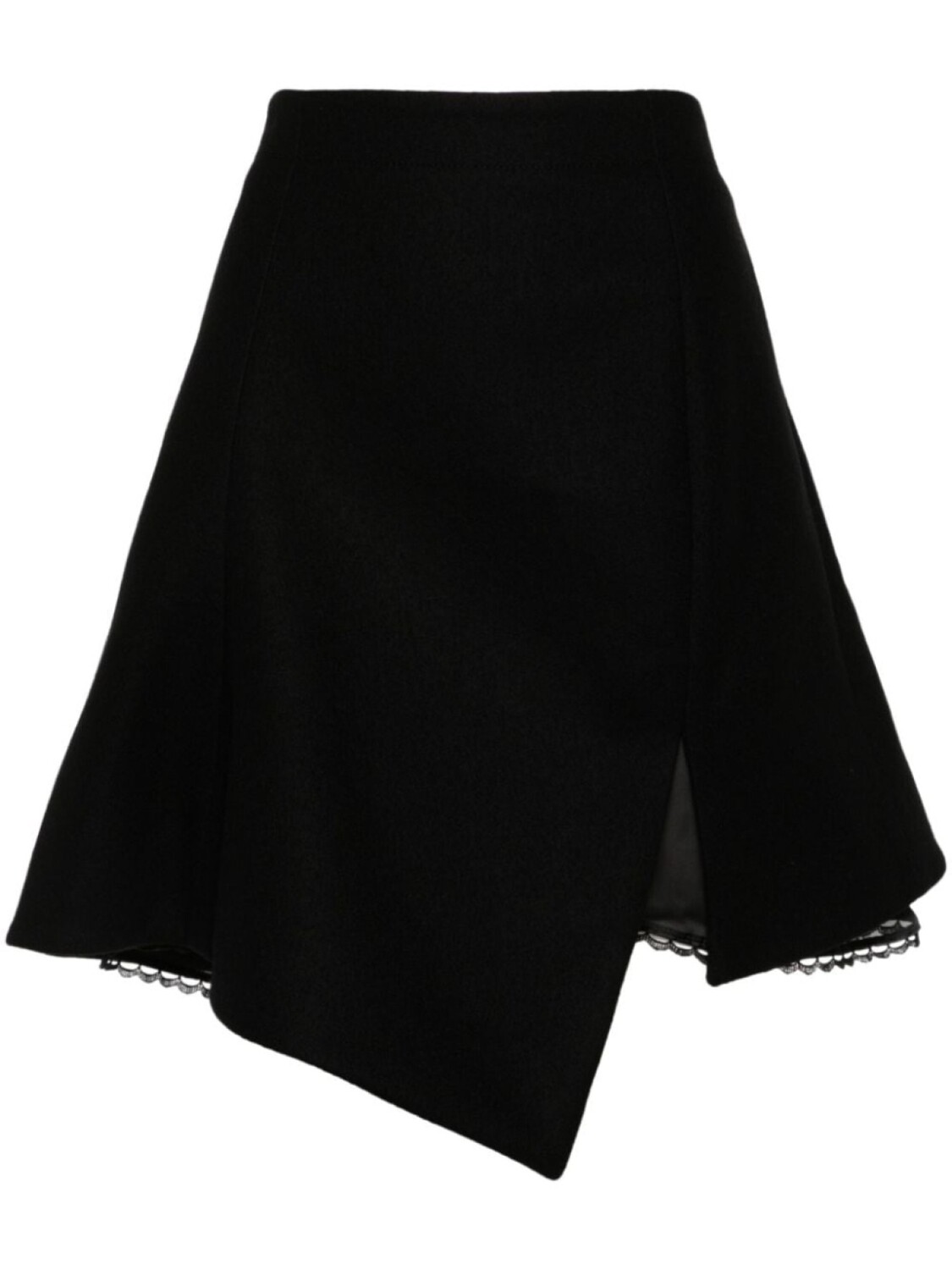 

Sacai асимметричная юбка, черный