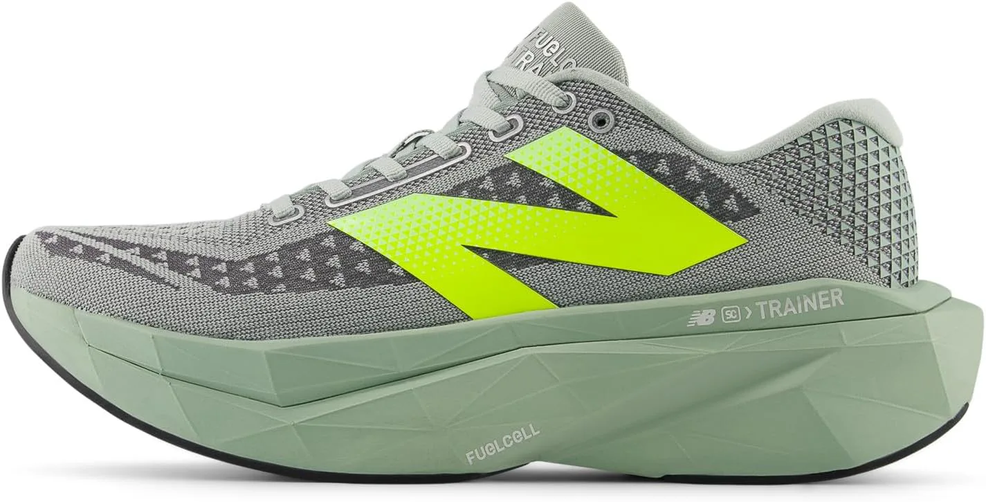 Мужские кроссовки New Balance FuelCell Supercomp Trainer V3, зеленый/серый — фото 2