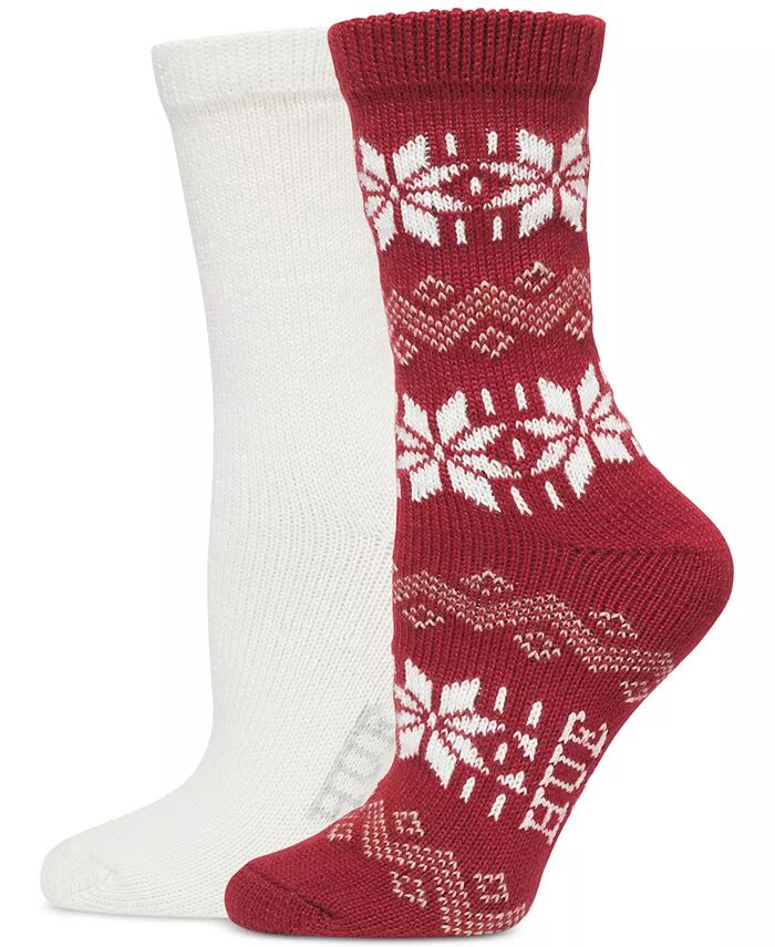 

Женские носки Nordic Snowflake Boot, упаковка из 2 шт Hue, красный