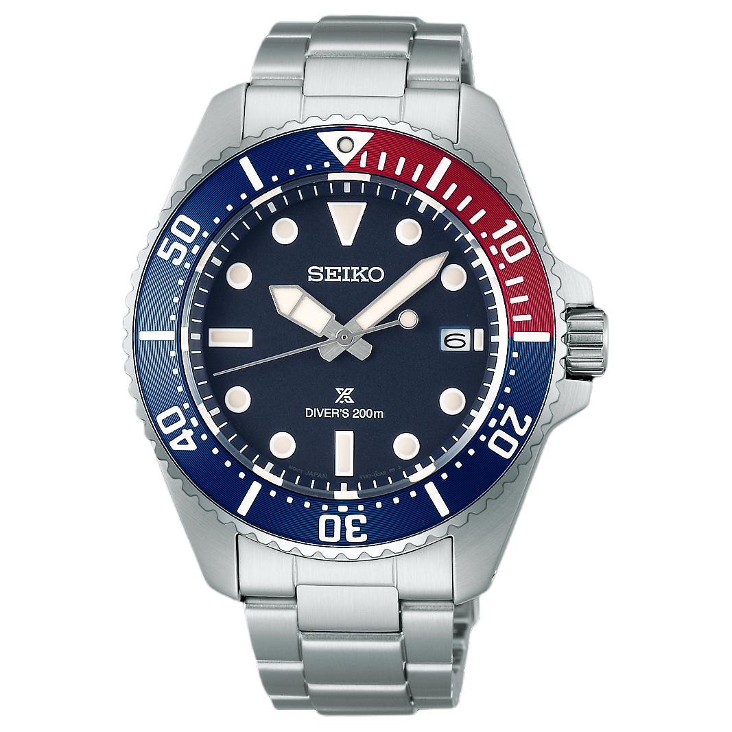 

SEIKO Часы Prospe Collection Solar Quartz Movement Stainless Steel Strap Watch Men's Watch Blue Dial, Blue Dial