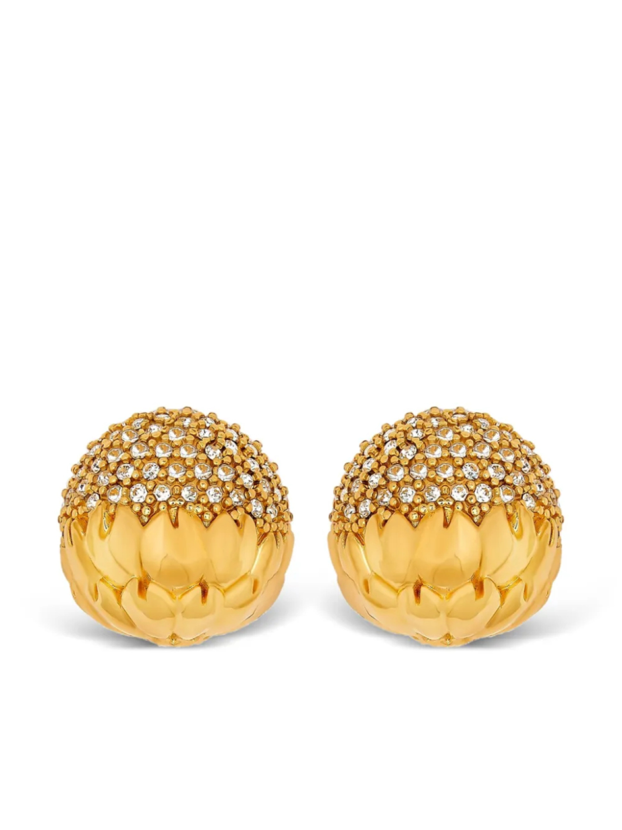 

Oscar de la Renta серьги с кристаллами, золотой
