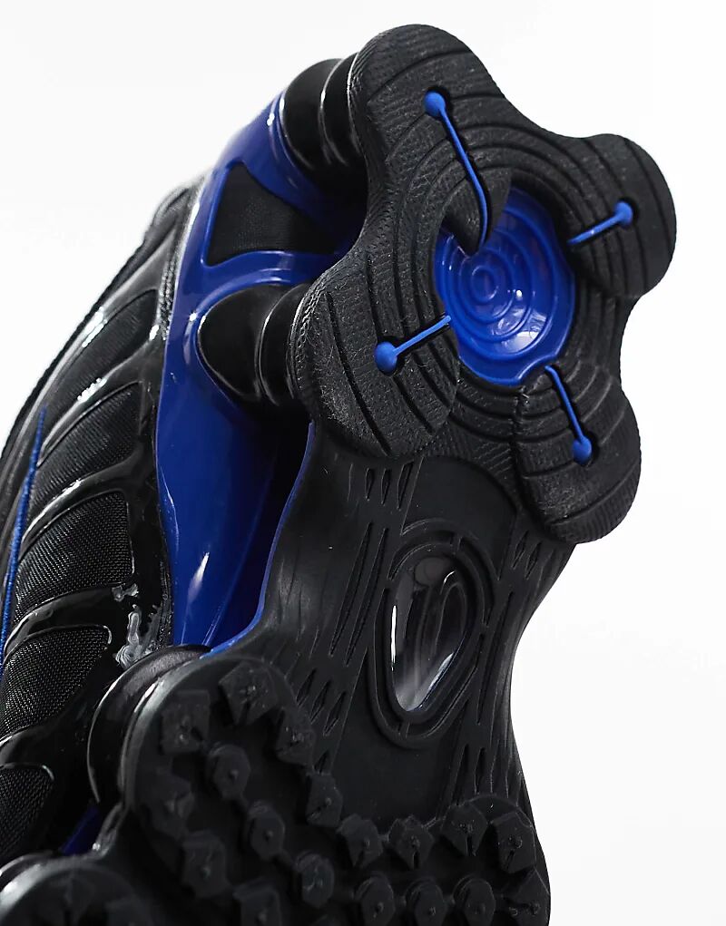 Кроссовки унисекс Nike Shox TL черного и синего цветов — фото 4
