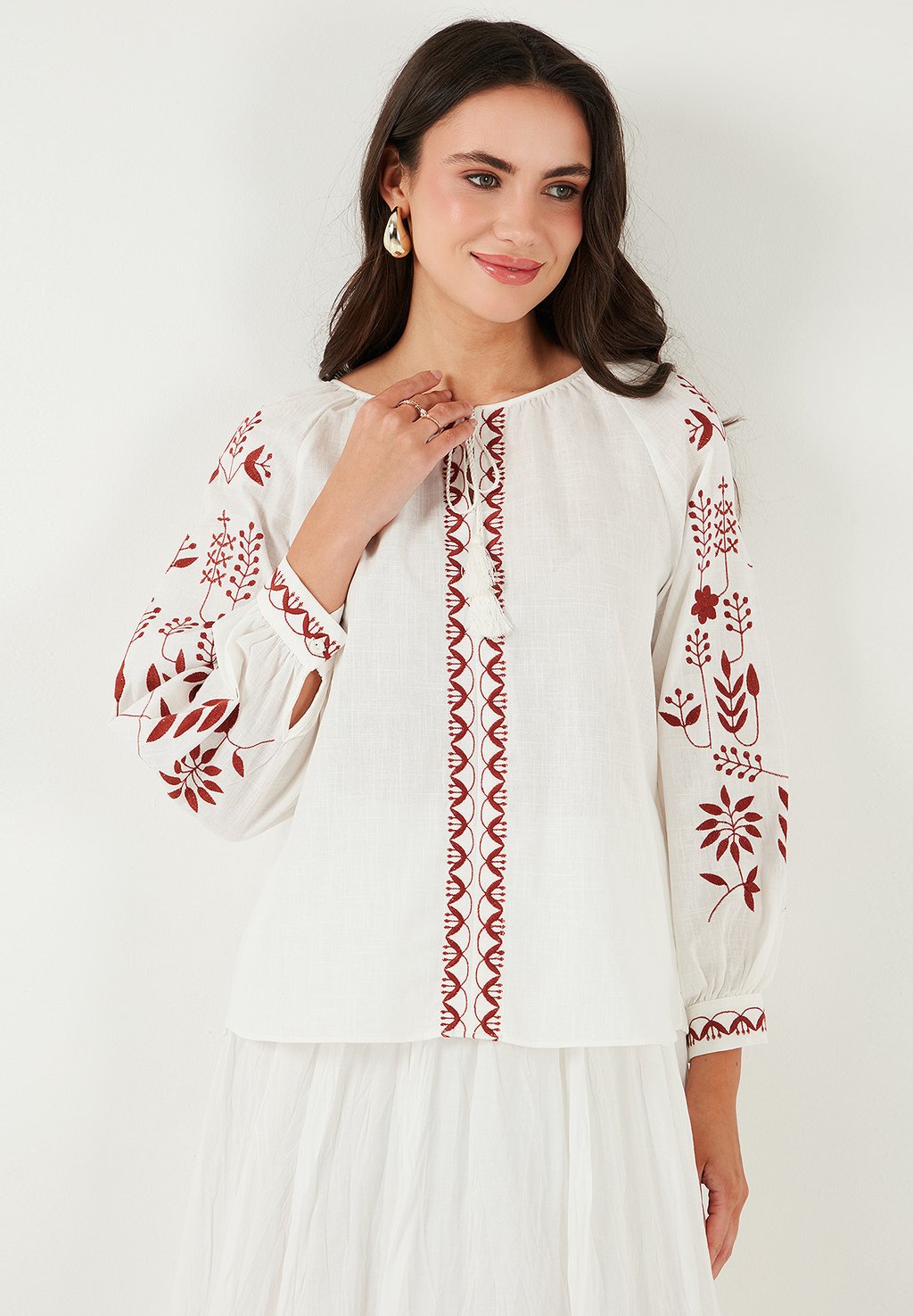 

Блуза REGULAR FIT LELA, кремовый