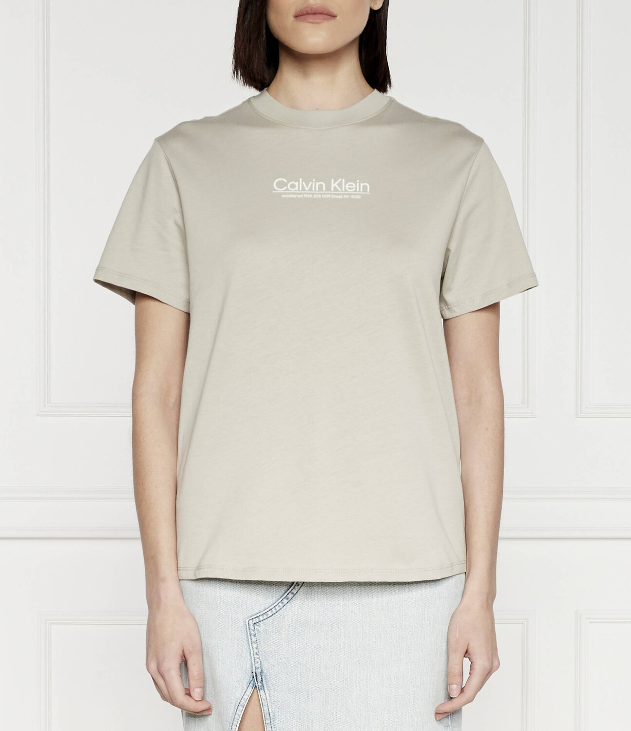 

Футболка Calvin Klein COORDINATES Regular Fit, песочный