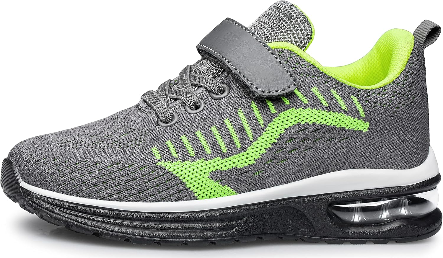 

Детские кроссовки Anlarach для малышей, мальчиков и девочек, спортивные беговые кроссовки с воздушной подушкой для малышей/маленьких детей/старших детей, зеленый/серый