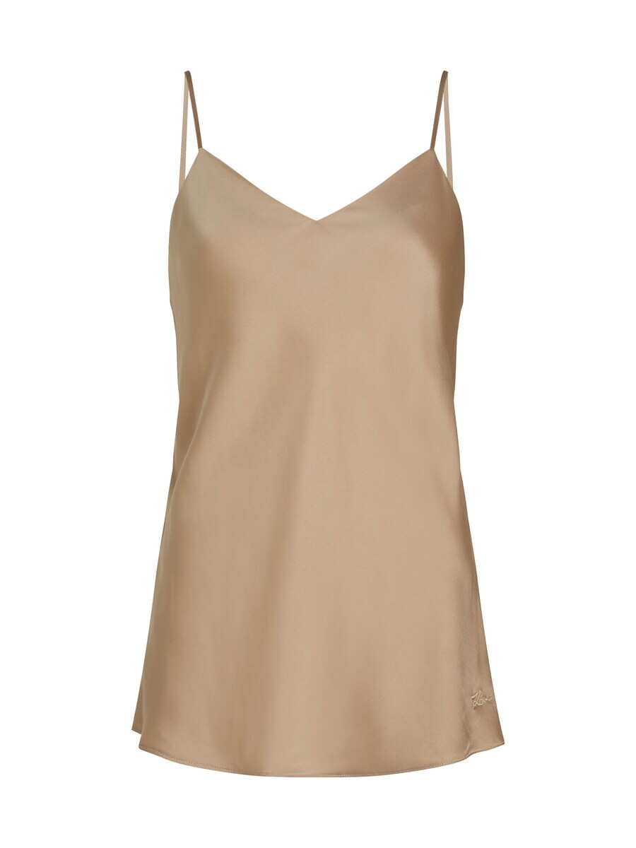 

Топ Karl Lagerfeld Top Camisole, бежевый