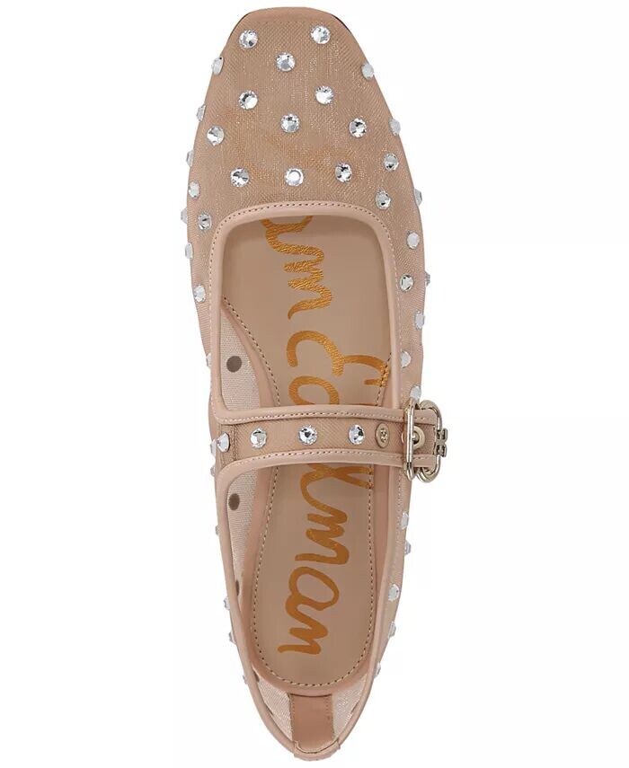 Женские туфли на плоской подошве Michaela Shine Mary Jane Sam Edelman, розовый — фото 4
