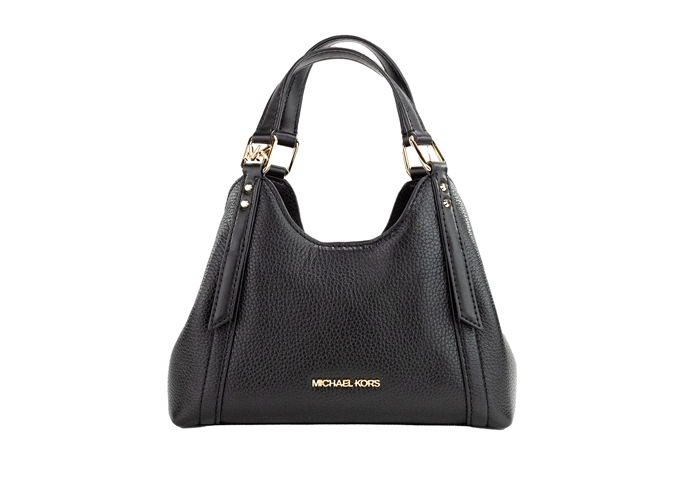 

Сумка-кошелек Arlo Small Black Leather Crossbody с центральным отделением на молнии Michael Kors