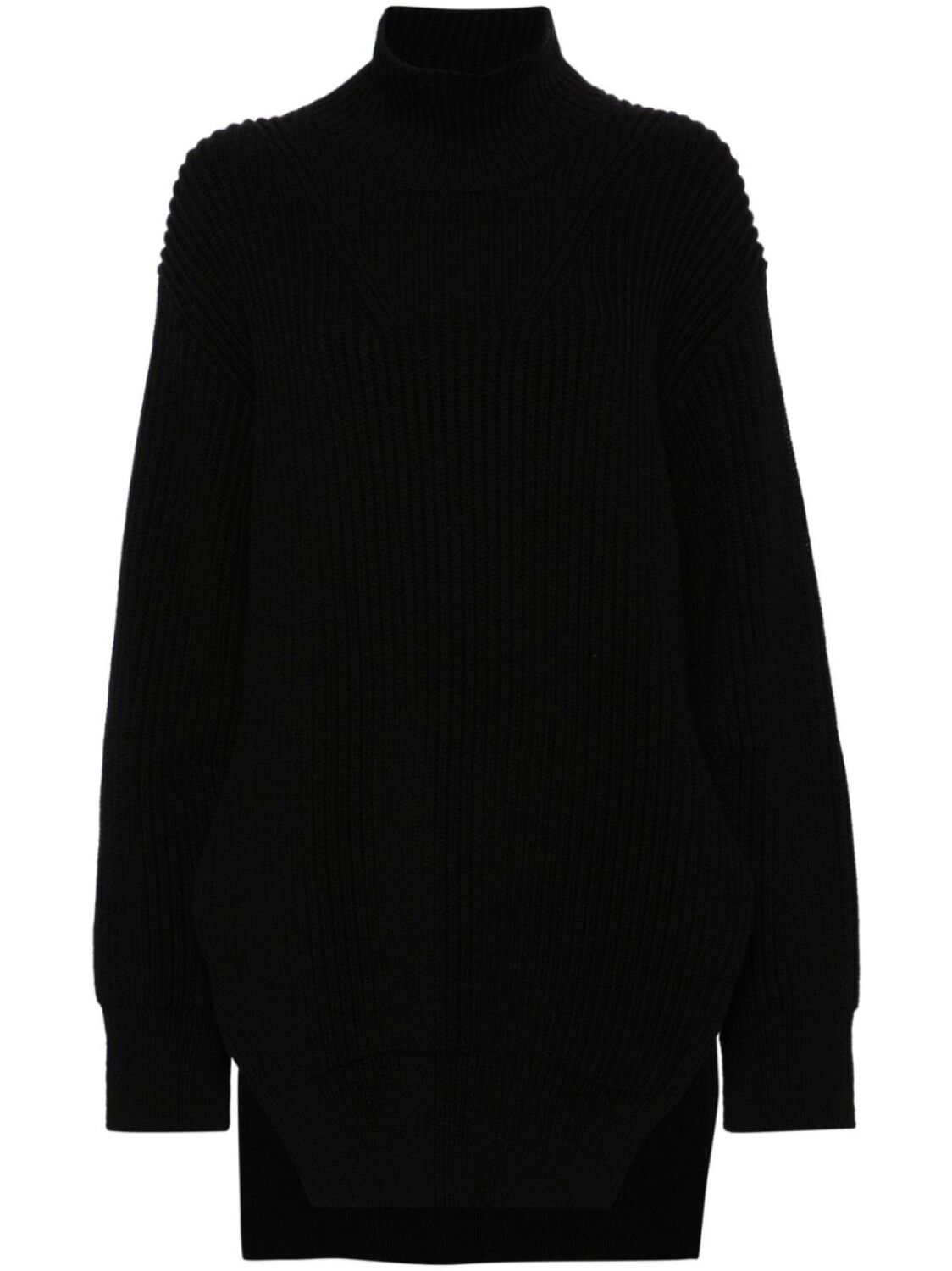 

Jil Sander шерстяной джемпер с крупной резинкой, черный