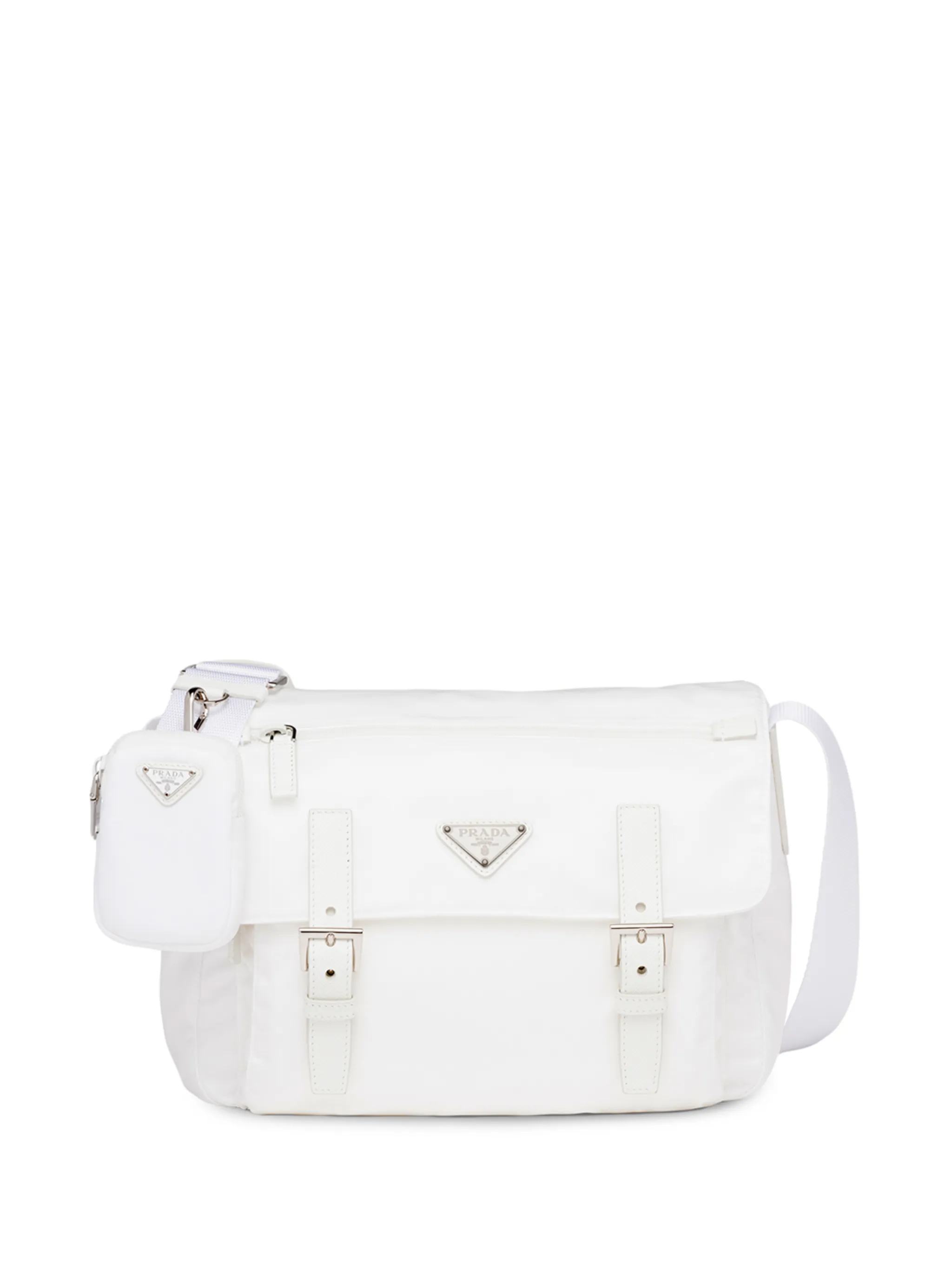 

Сумка на плечо Re-Nylon Prada, белый