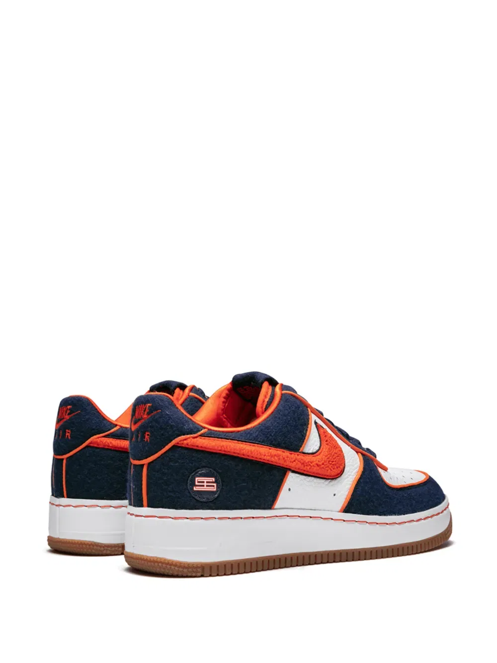 Низкие кроссовки Air Force 1 Supreme Nike, синий — фото 3