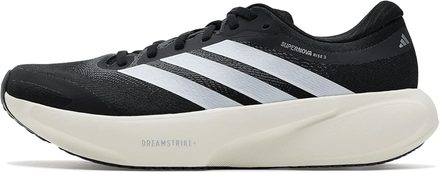 Мужские кроссовки для бега Adidas Supernova Rise 3, черно-белый — фото 4
