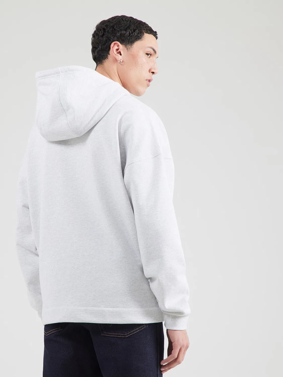Толстовка 'CLUB' Nike Sportswear, Light Grey — фото 4