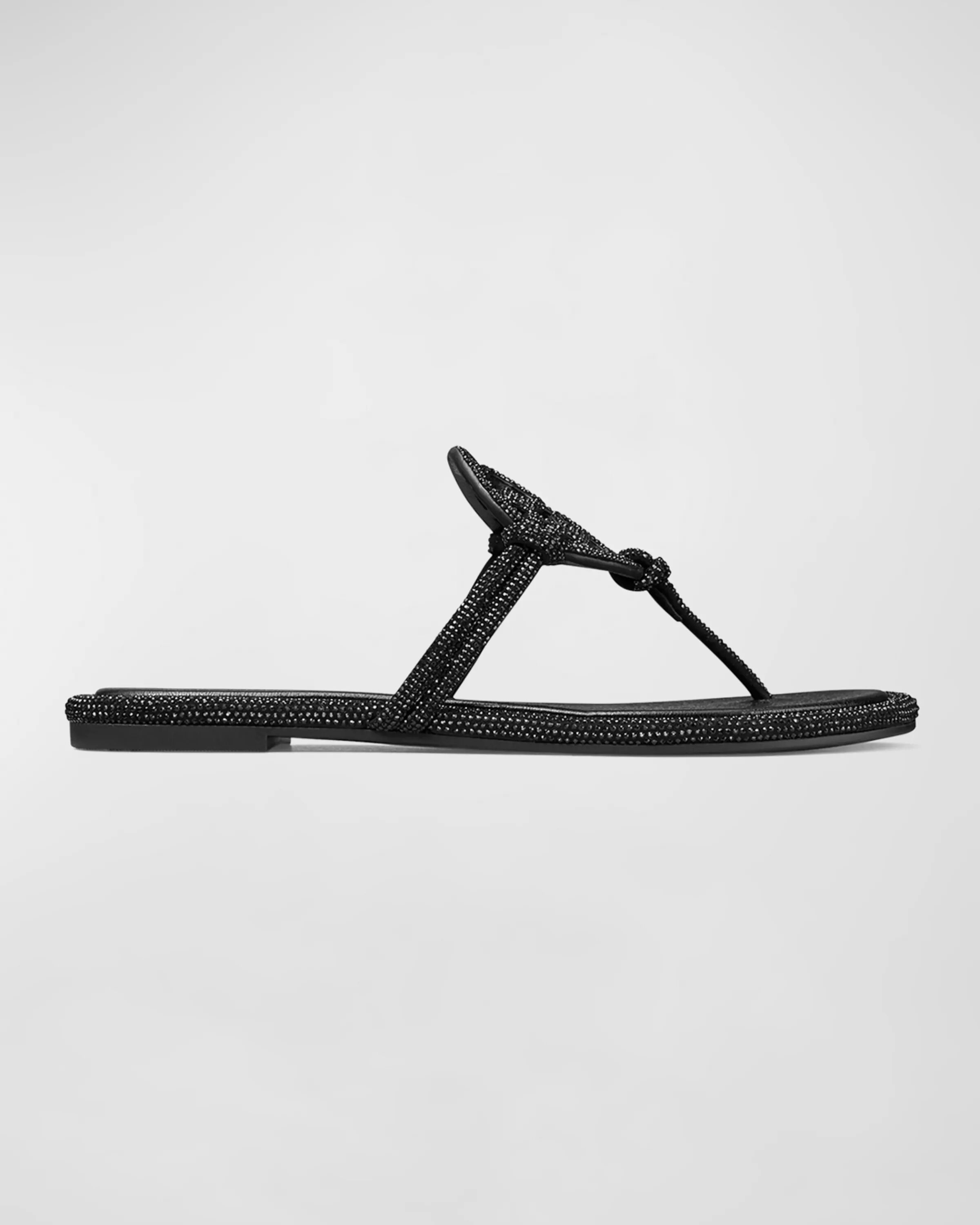 Сандалии Miller Pave с логотипом Tory Burch, цвет Perfect Black
