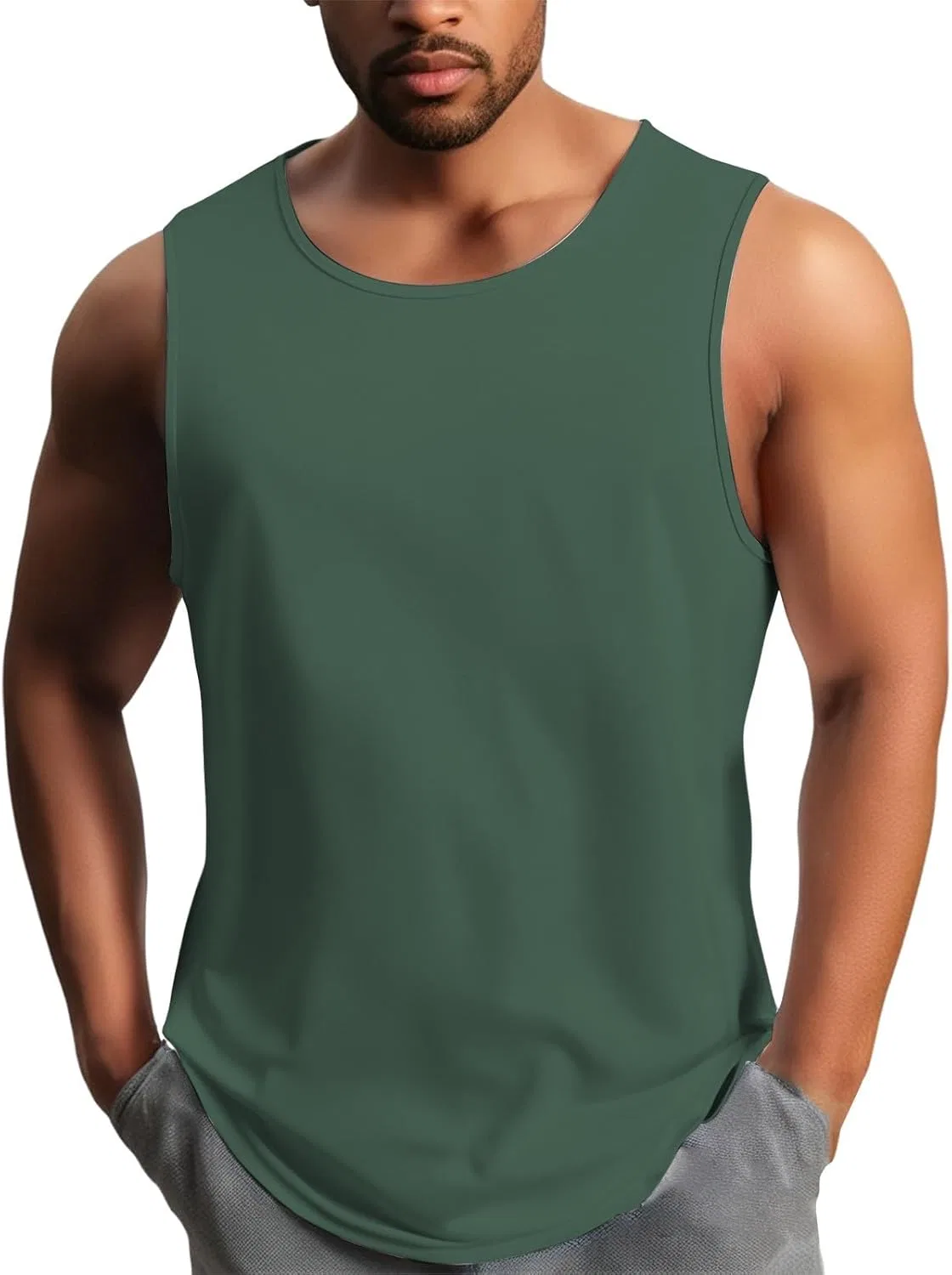 Мужская майка для тренировок, Mint Green