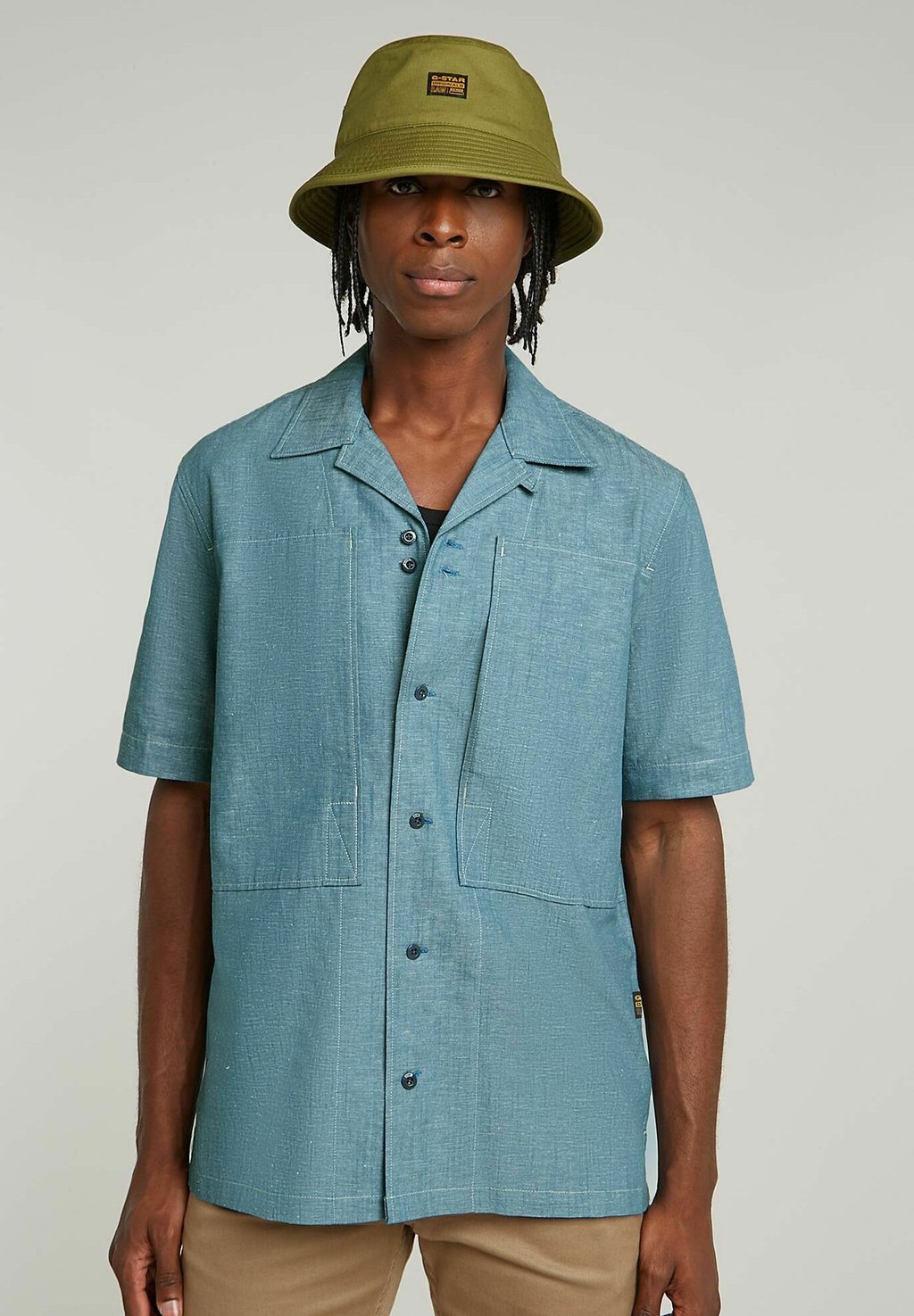 

Рубашка WORKWEAR RESORT REGULAR G-STAR, синий