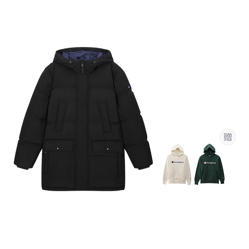 

Куртка пуховая FW24 Unisex Champion, светло-серая