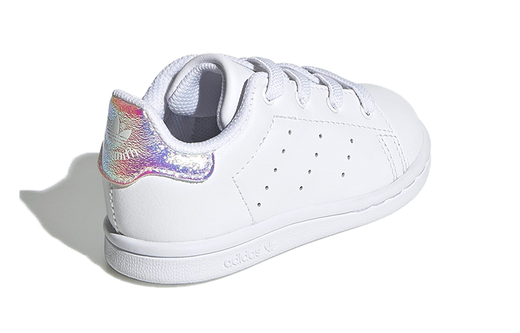 Кроссовки Adidas Stan Smith Cloud White Shiny Heel Patch TD — фото 4