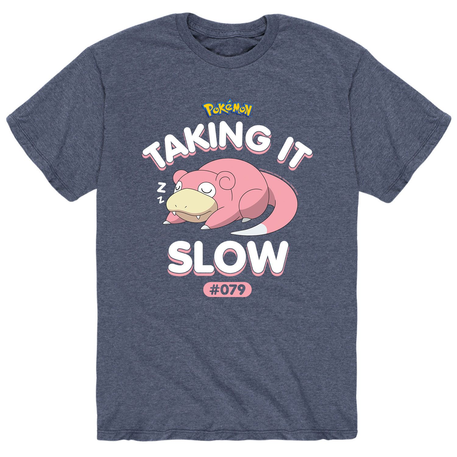 

Мужская футболка Slowpoke с надписью «Taking It Slow» с изображением покемонов Licensed Character