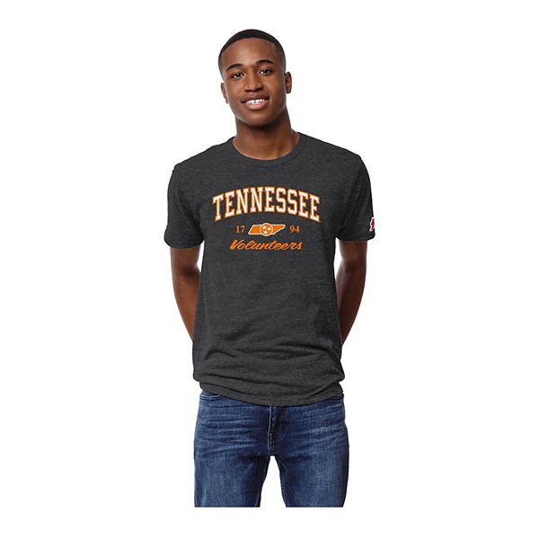 

Мужская футболка tri-blend charcoal tennessee volunteers arch script victory falls League Collegiate Wear