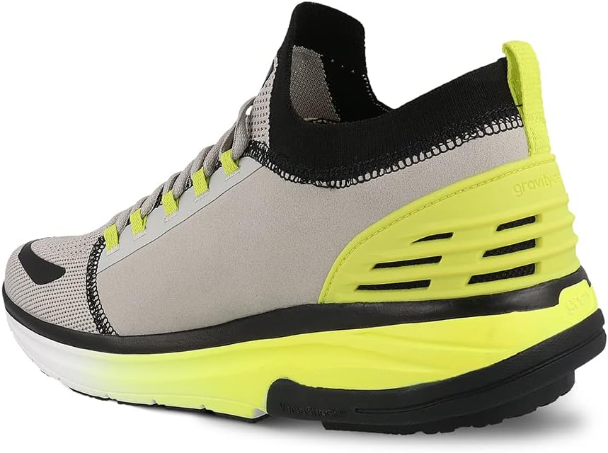 Мужские кроссовки GDEFY MATeeM Cross-Trainer - гибридные кроссовки VersoShock с доказанным эффектом облегчения боли и поддержкой Gravity Defyer, желтый/серый — фото 4