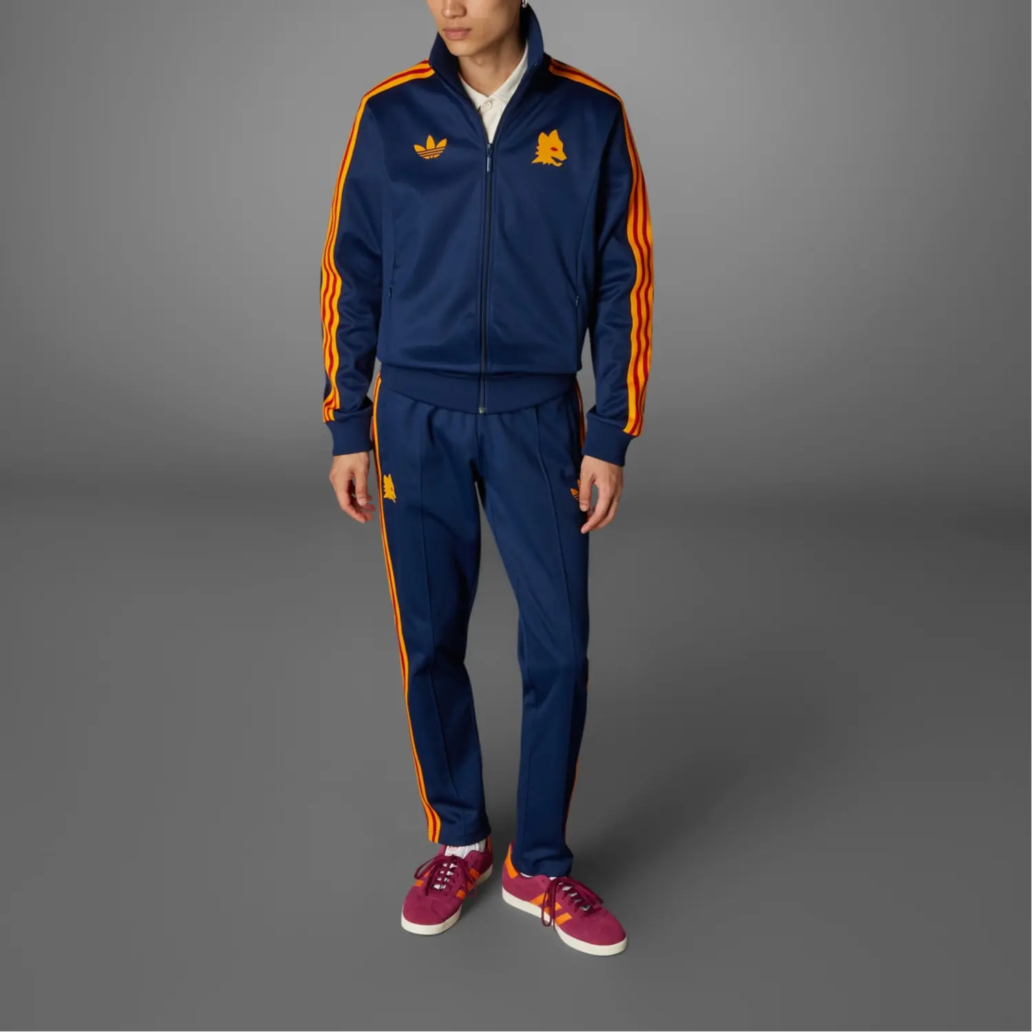 Тренировочные штаны As Roma 1993 Adidas Originals, индиго — фото 3