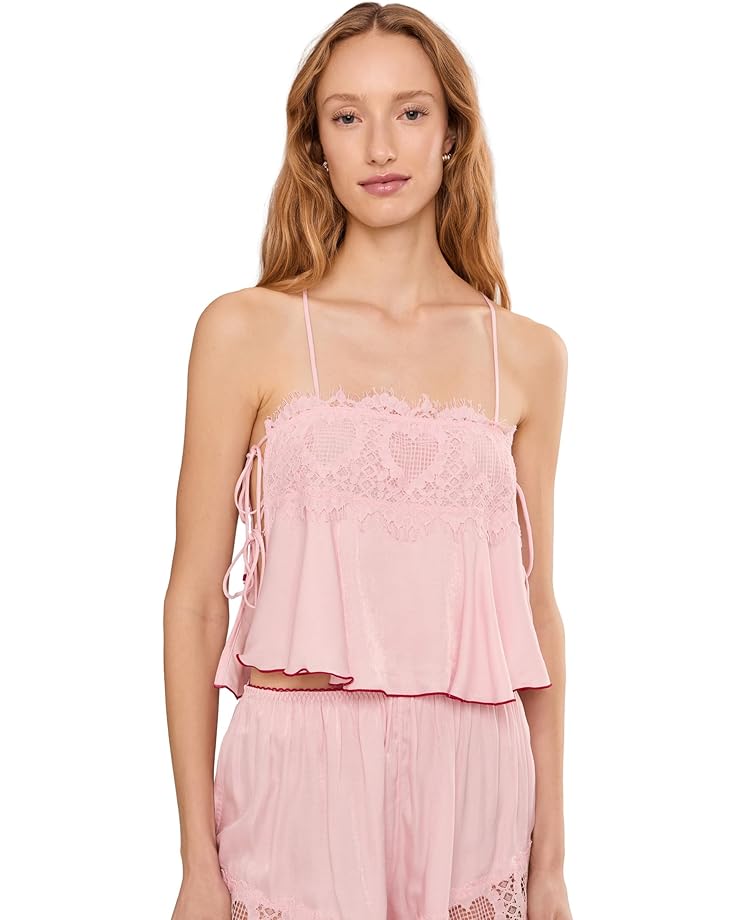 

Женский топ Free People Sweet Love, Pink Ribbons