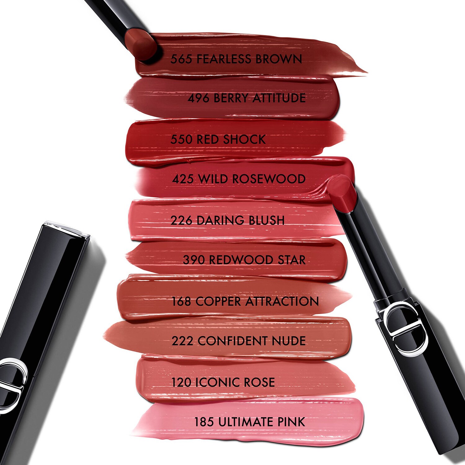 Губная помада Rouge On Stage 24 Stunden Lippenstift – Ultra-langanhaltender Lippenstift Dior, 550 Red Shock (2,20 g) — фото 2