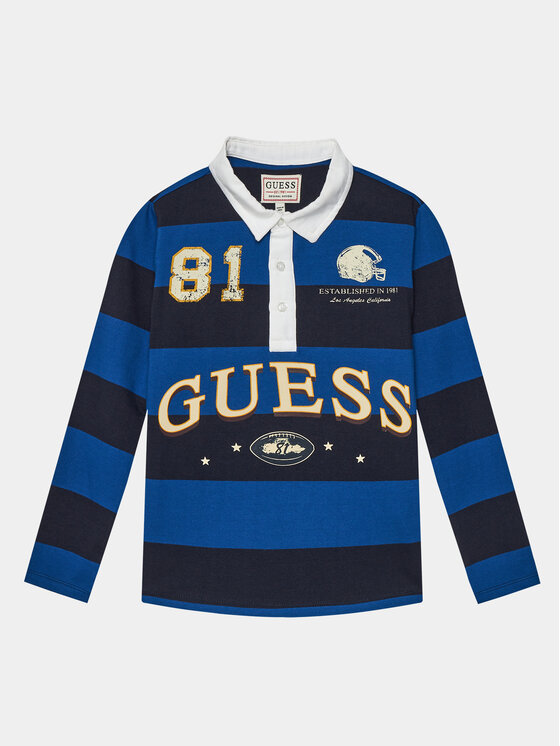 

Рубашка поло стандартного кроя Guess, синий