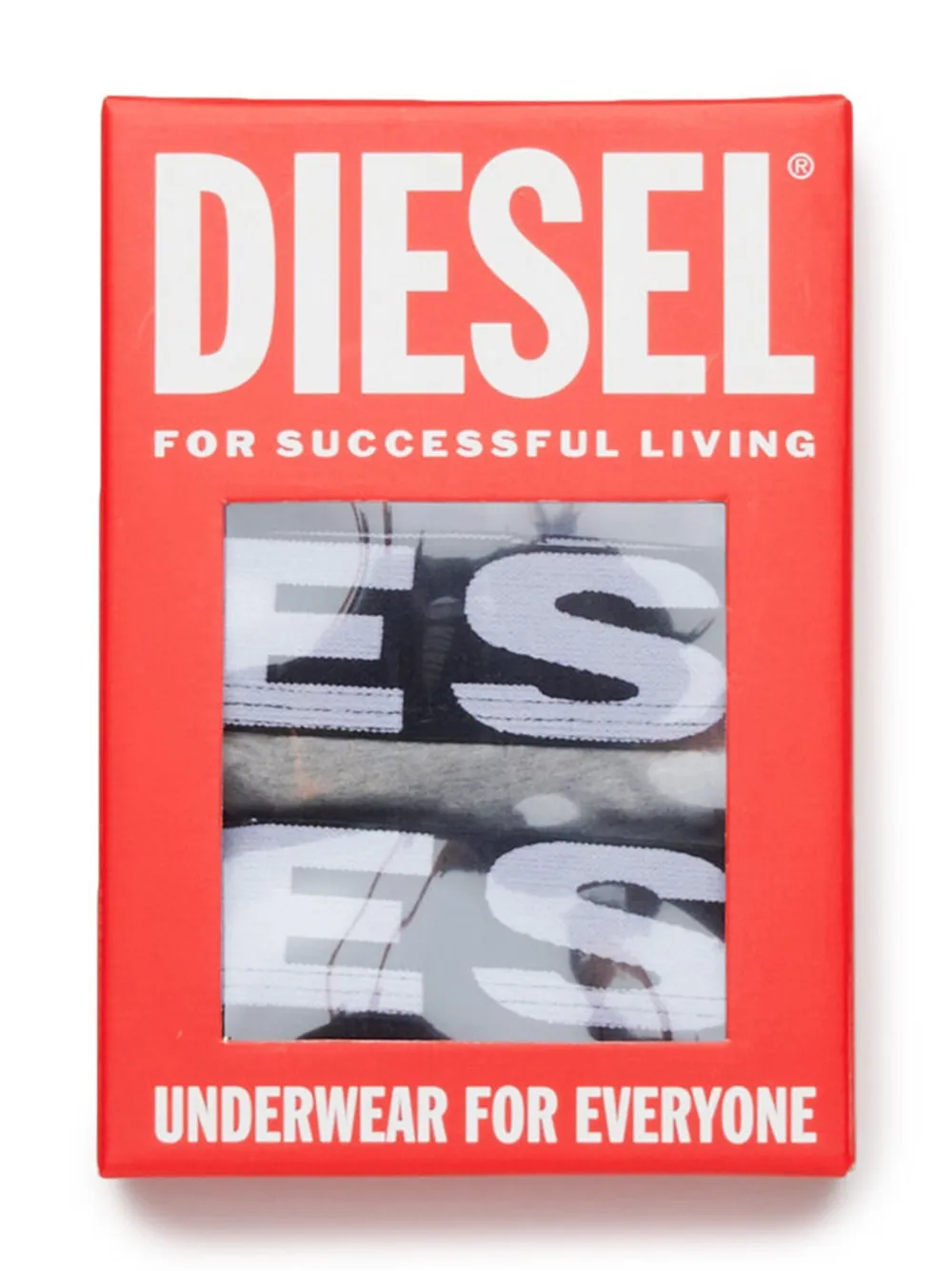 Комплект из трех боксеров с логотипом Diesel Kids, черный — фото 3