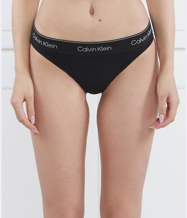 

Бразильские трусики современные функциональные бикини Calvin Klein Underwear, черный