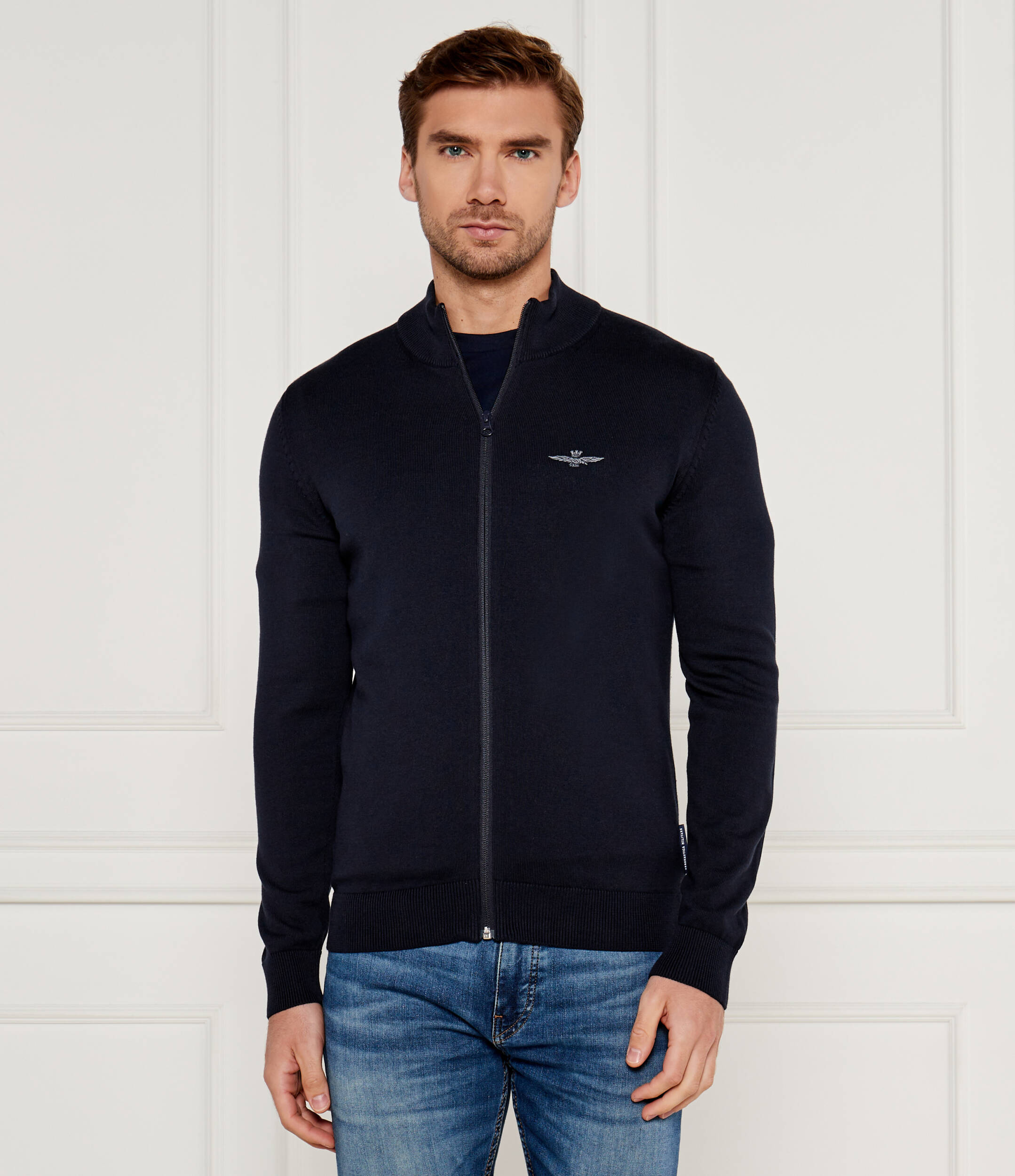 

Свитер Aeronautica Militare Regular Fit, темно-синий