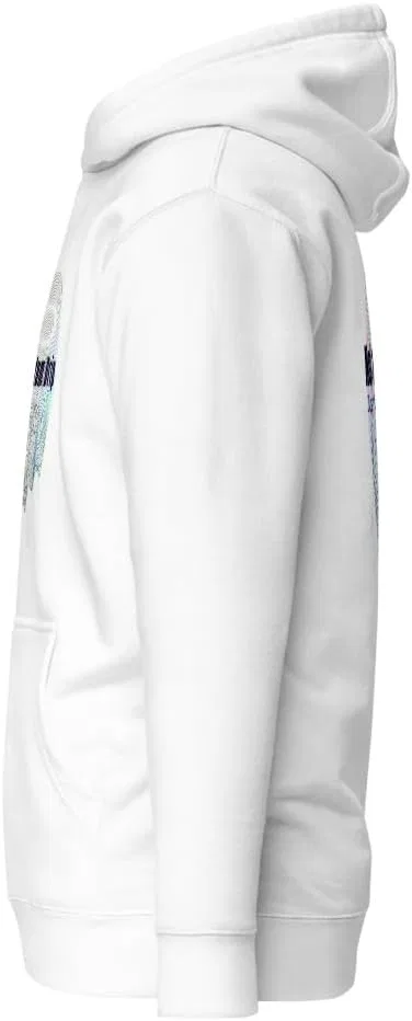 Худи Unisex Techcore Streetwear, Quantum Drip, White — фото 2