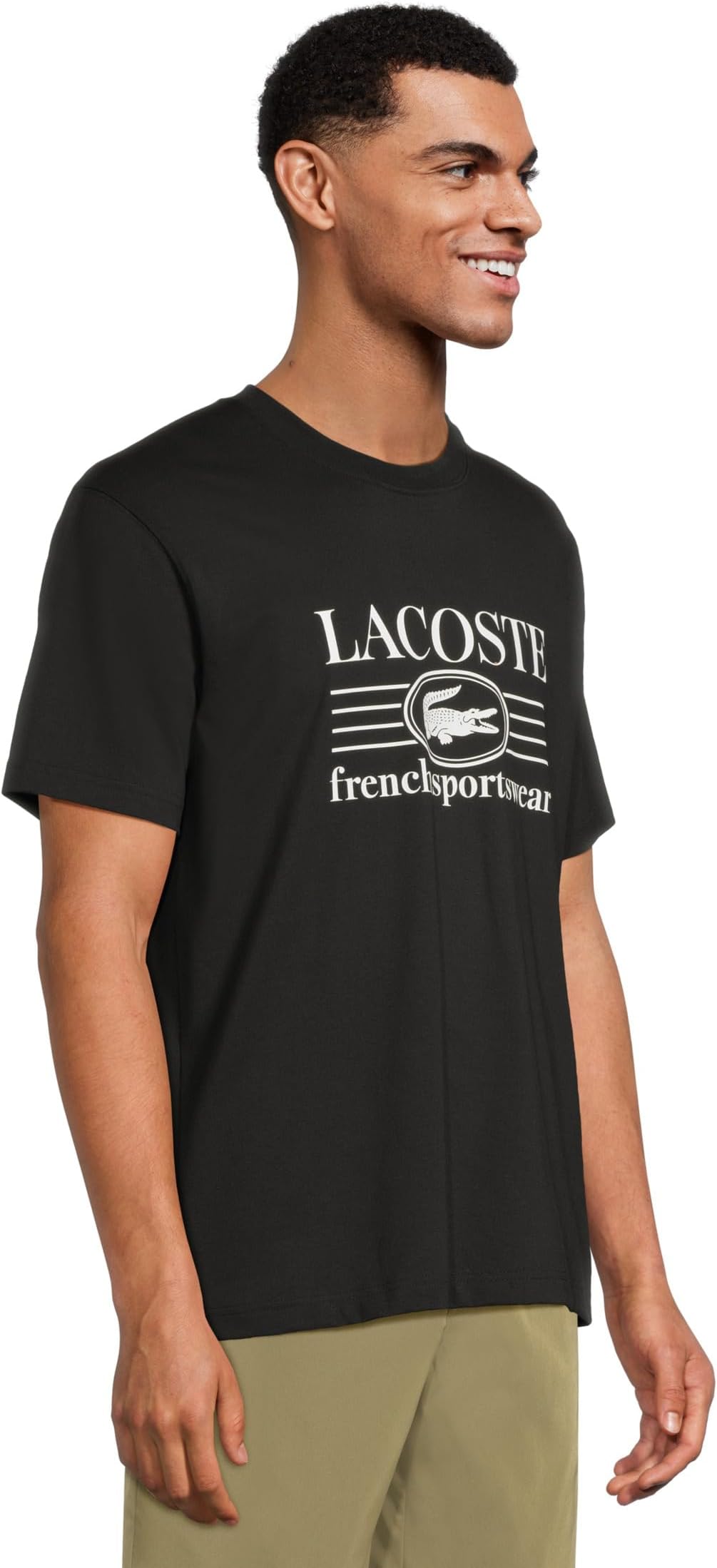 Футболка Lacoste, мужская, классическая — фото 2