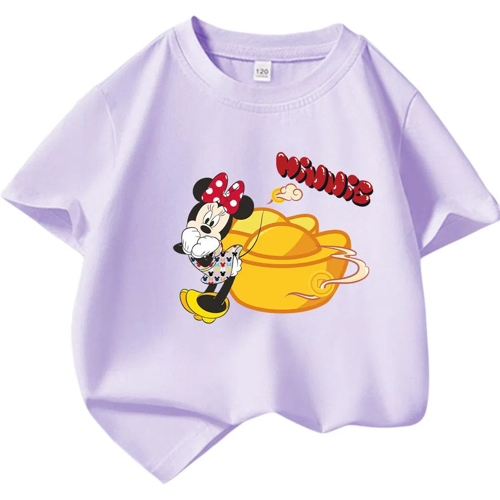 Футболка детская с Минни Маус Disney Yuanbao Minnie-D Фиолетовый