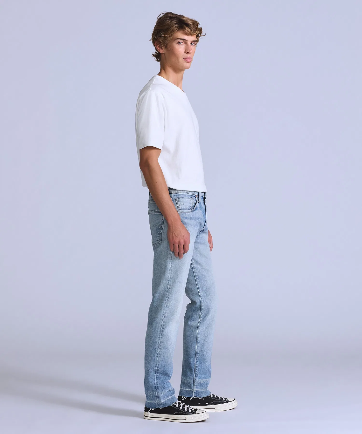 Джинсы Levi's BLUETAB™ 502™ зауженного кроя, светло-индиговый цвет, СДЕЛАНО В ЯПОНИИ — фото 3