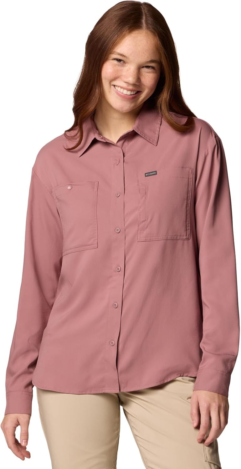 

Футболка Columbia Womens Silver Ridge Utility Long Sleeve Shirt, Fig, Серебристый, Футболка Columbia Womens Silver Ridge Utility Long Sleeve Shirt, Fig