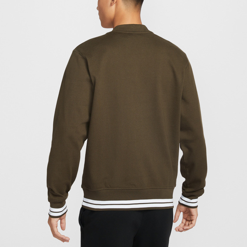 Nike Куртка Court Jackets мужская Army Green с V-образным вырезом Moderate Others — фото 4
