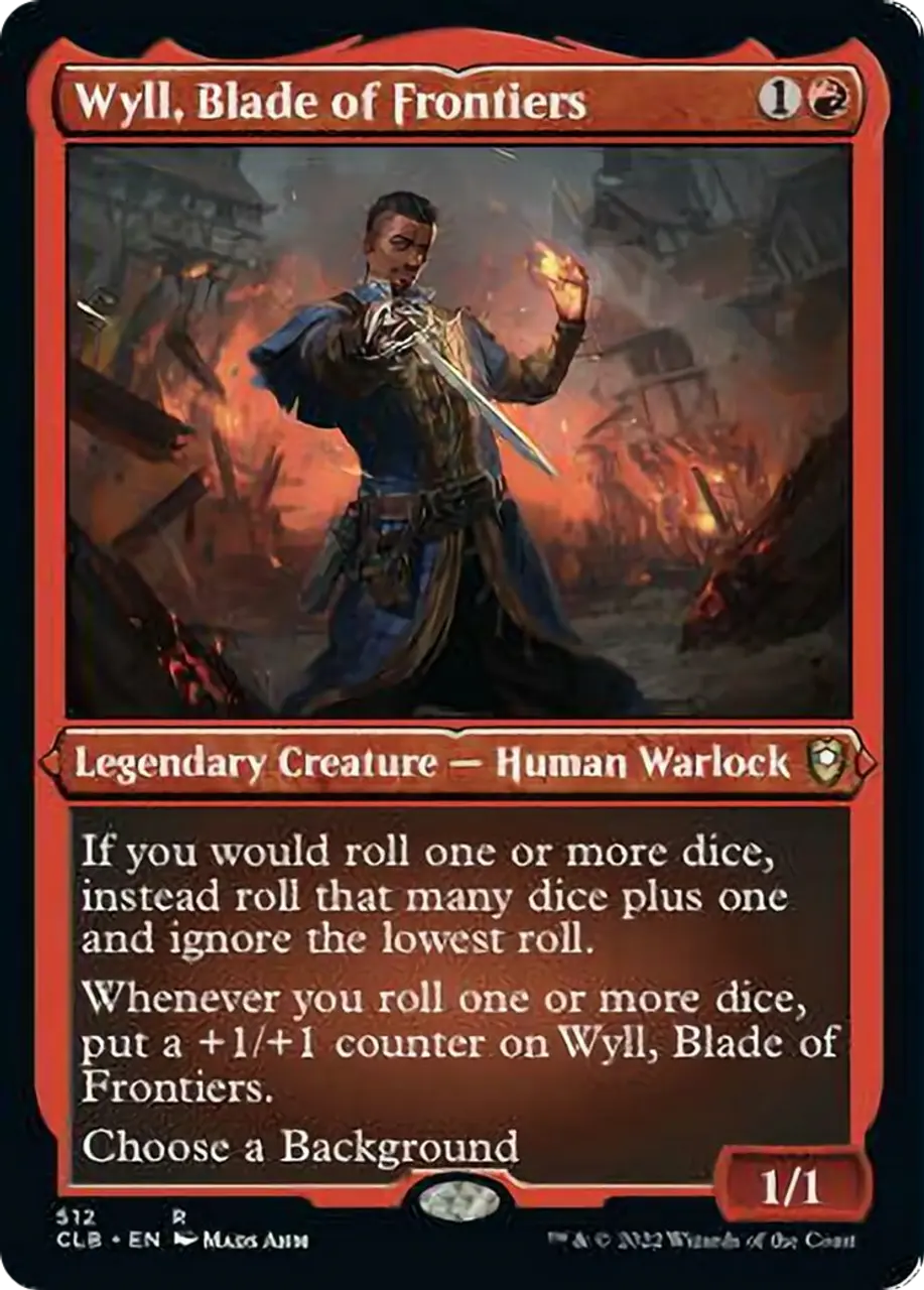 

Карточная игра Wyll, Blade of Frontiers Etched Foil