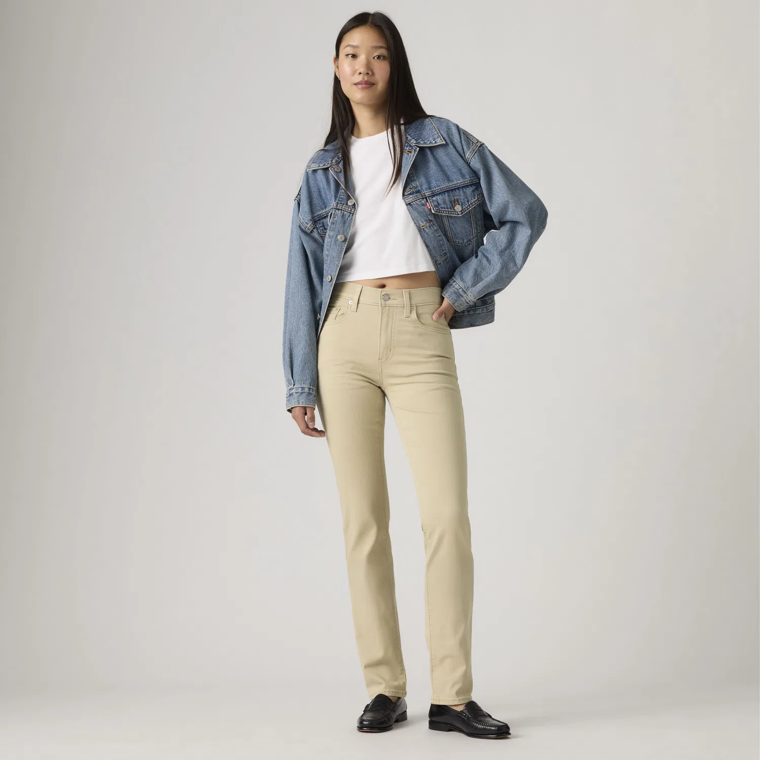 Женские джинсы прямого кроя с высокой посадкой 724 Levi's