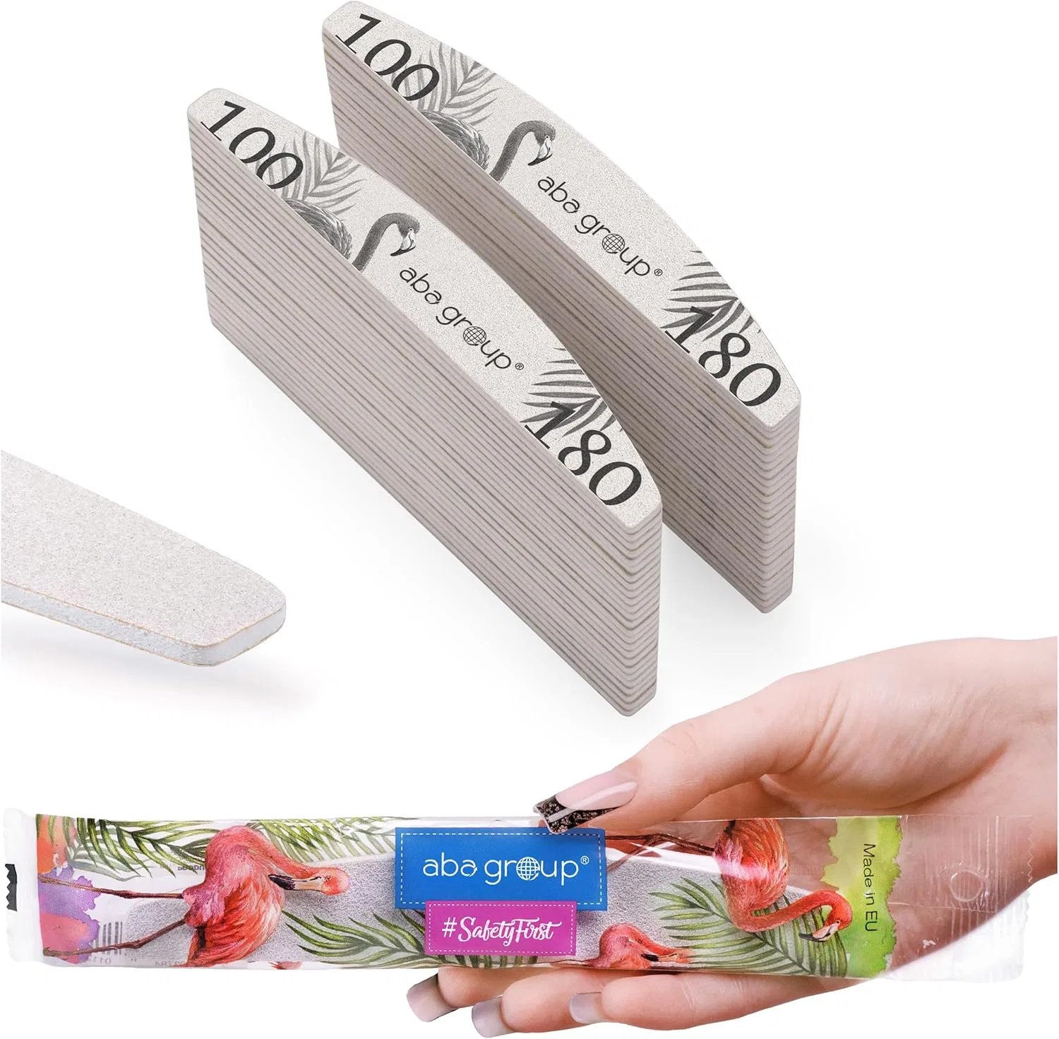 Набор профессиональных пилочек для ногтей Aba Group 100/180, 50 шт. Aba Group