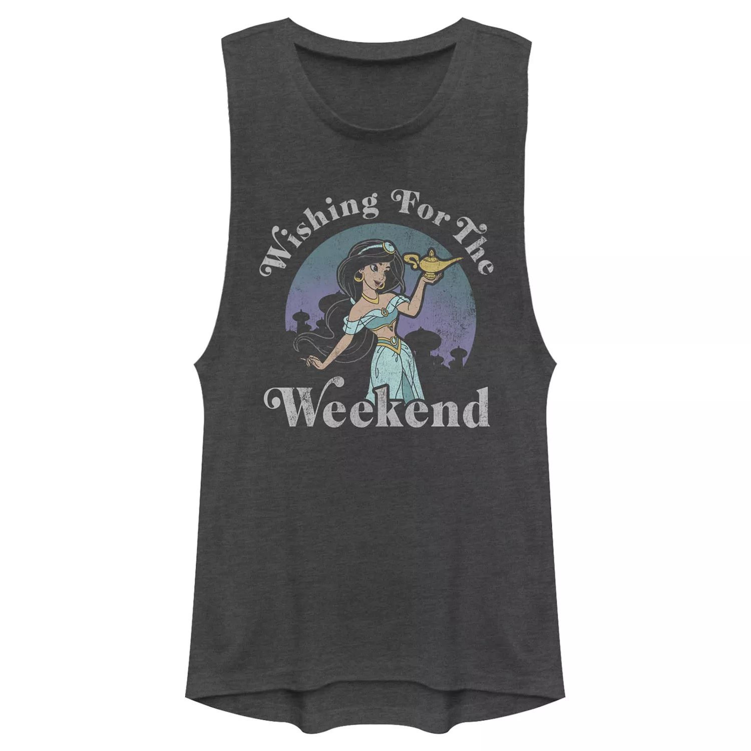 

Майка для юниоров Disney Aladdin Jasmine Wishing For The Weekend Muscle Tank Licensed Character