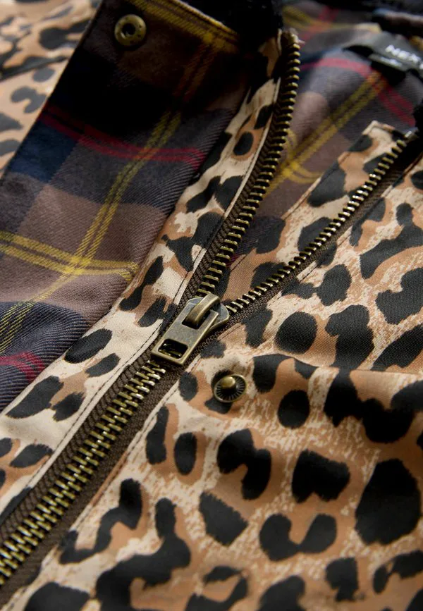 Вощеная легкая куртка стандартного кроя Next, Animal Print — фото 3
