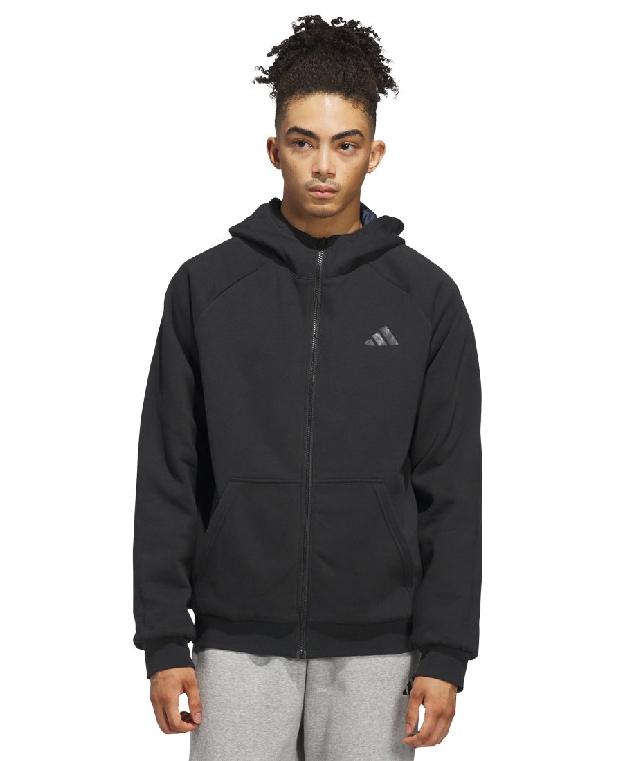 Мужская двусторонняя куртка Balance с капюшоном Adidas, LegInk/black — фото 2