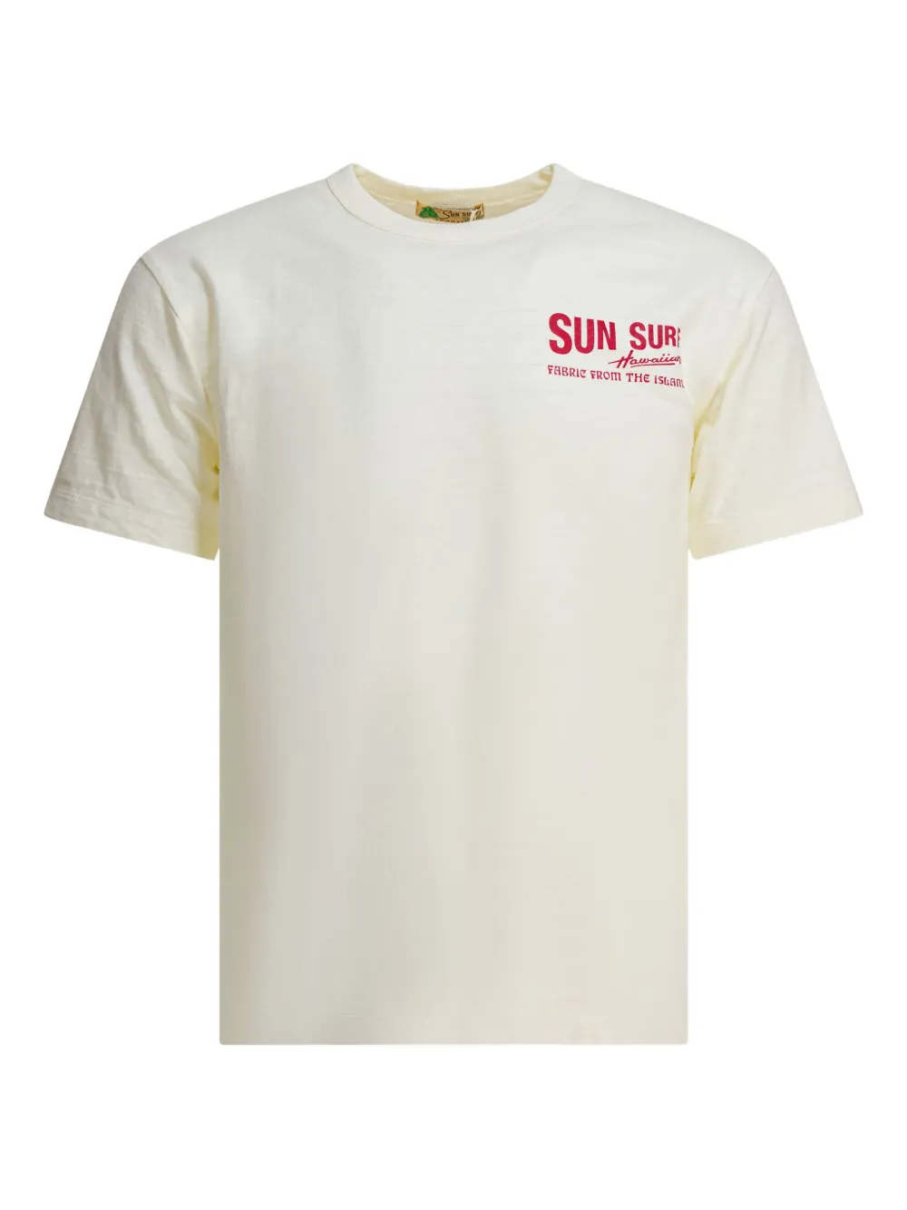 

Футболка из хлопка с островным дизайном Sun Surf, белый